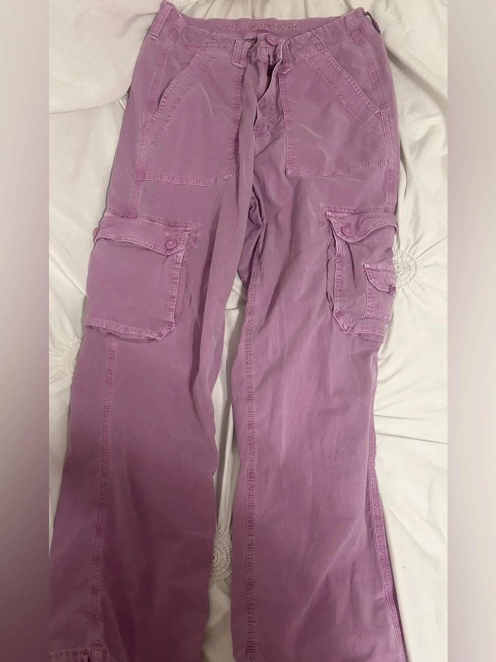 American Eagle Outfitters Purple Cargo Pants - Picture 3 of 6